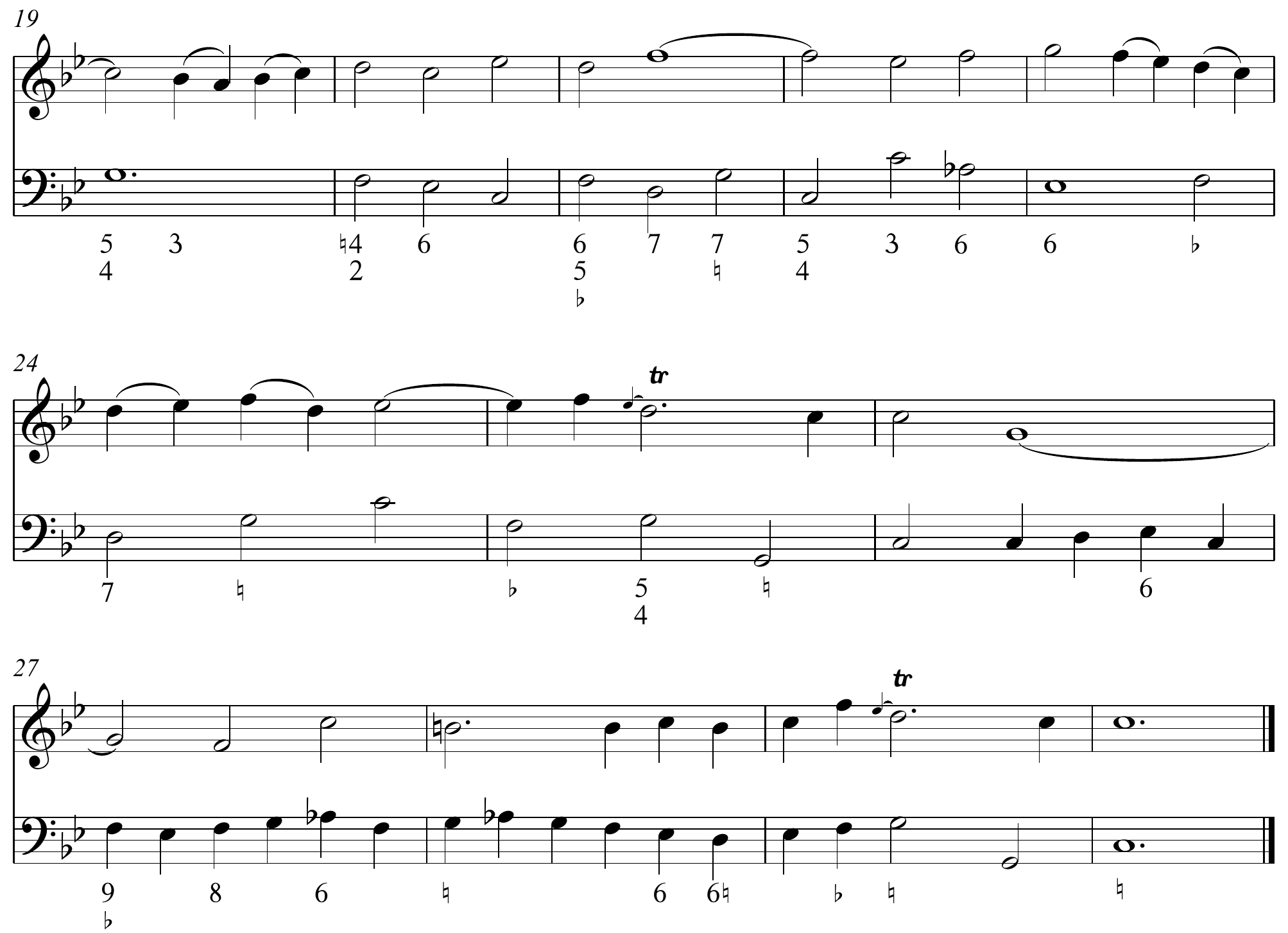 Georg Philipp Telemann Kleine Kammermusik Altered score page 2