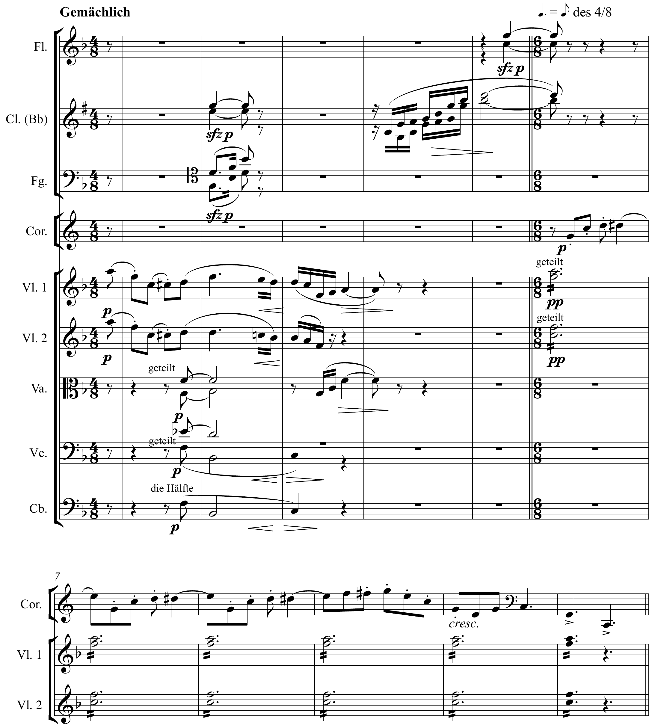 Richard Strauss Till Eulenspiegels lustige Streiche Altered score page 1