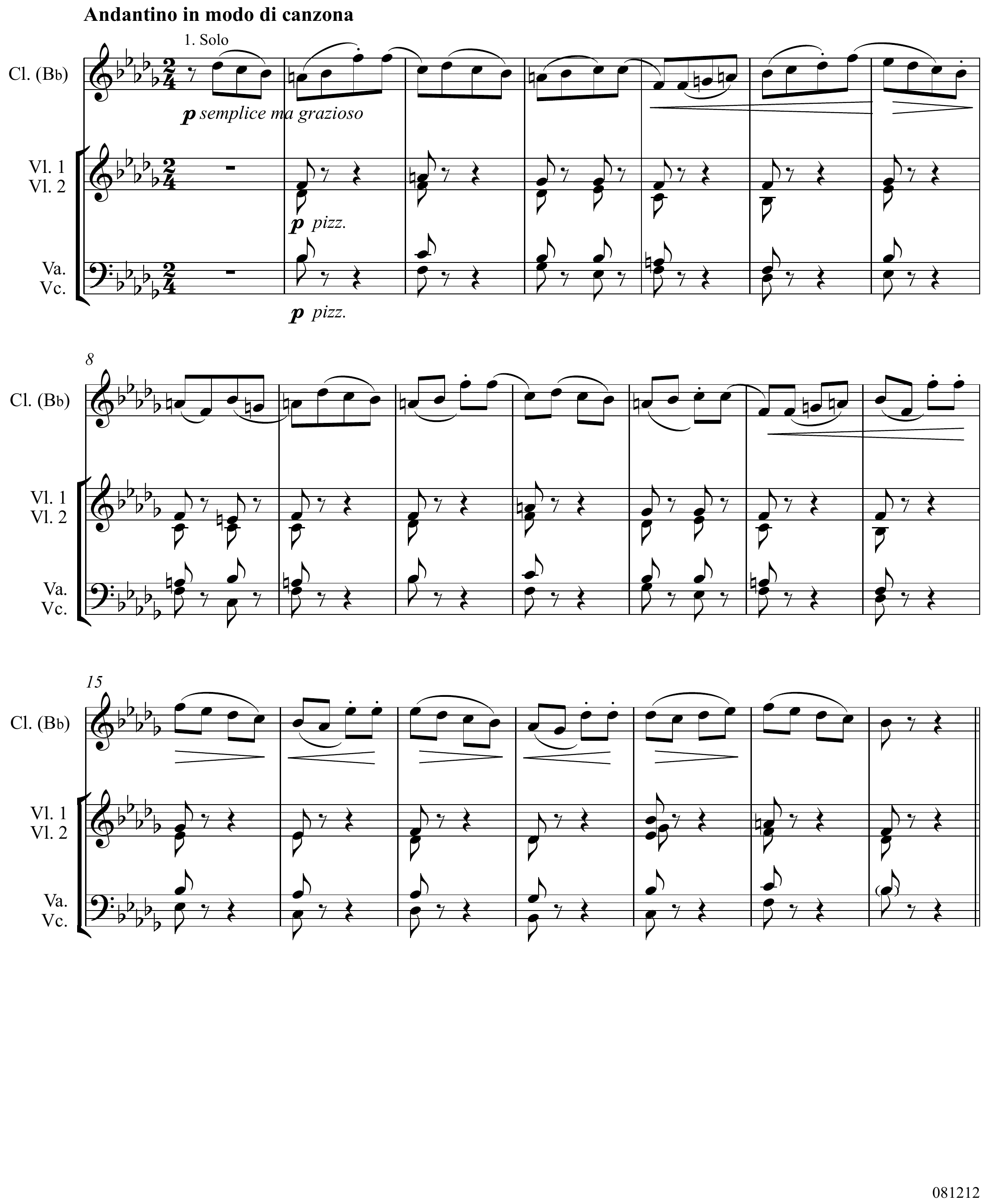 Peter Iljitj Tjajkovskij Symphony No. 4 Altered score page 1