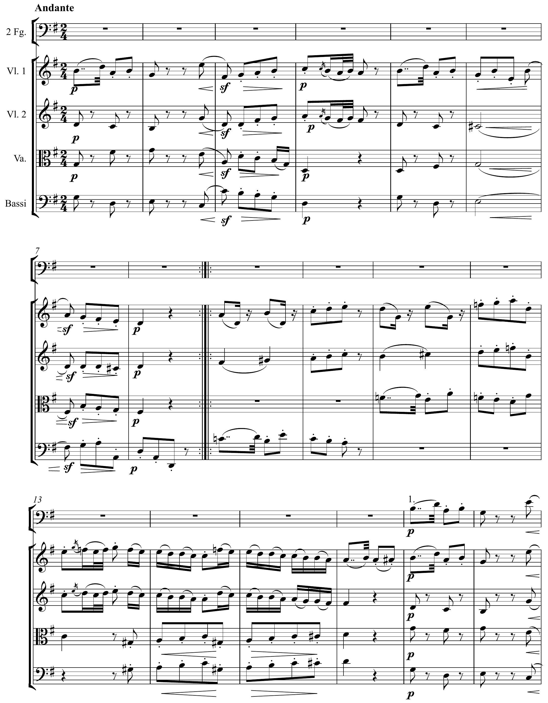 Joseph Haydn Symphony No. 104 (“London”) Altered score page 1