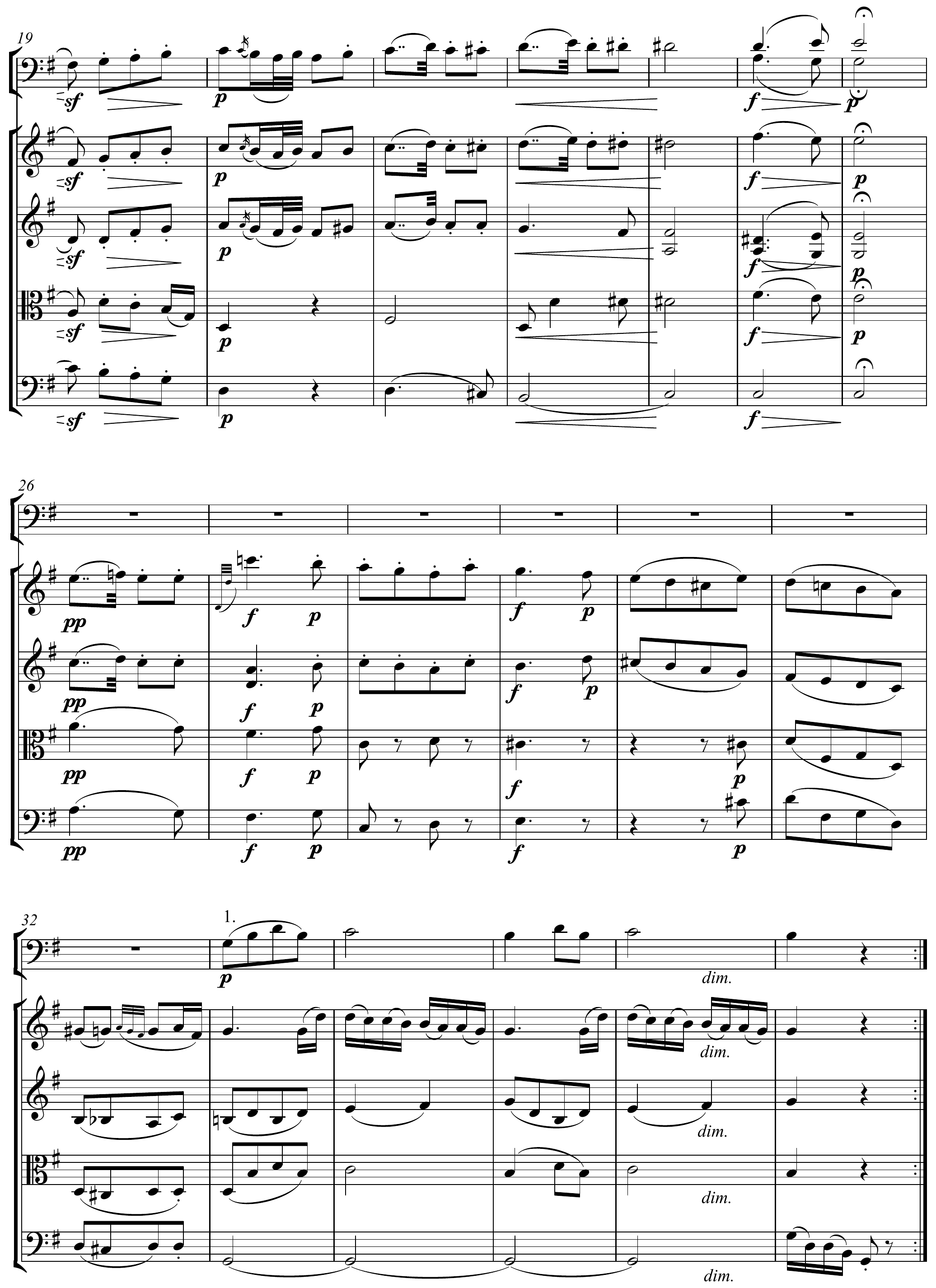 Joseph Haydn Symphony No. 104 (“London”) Altered score page 2