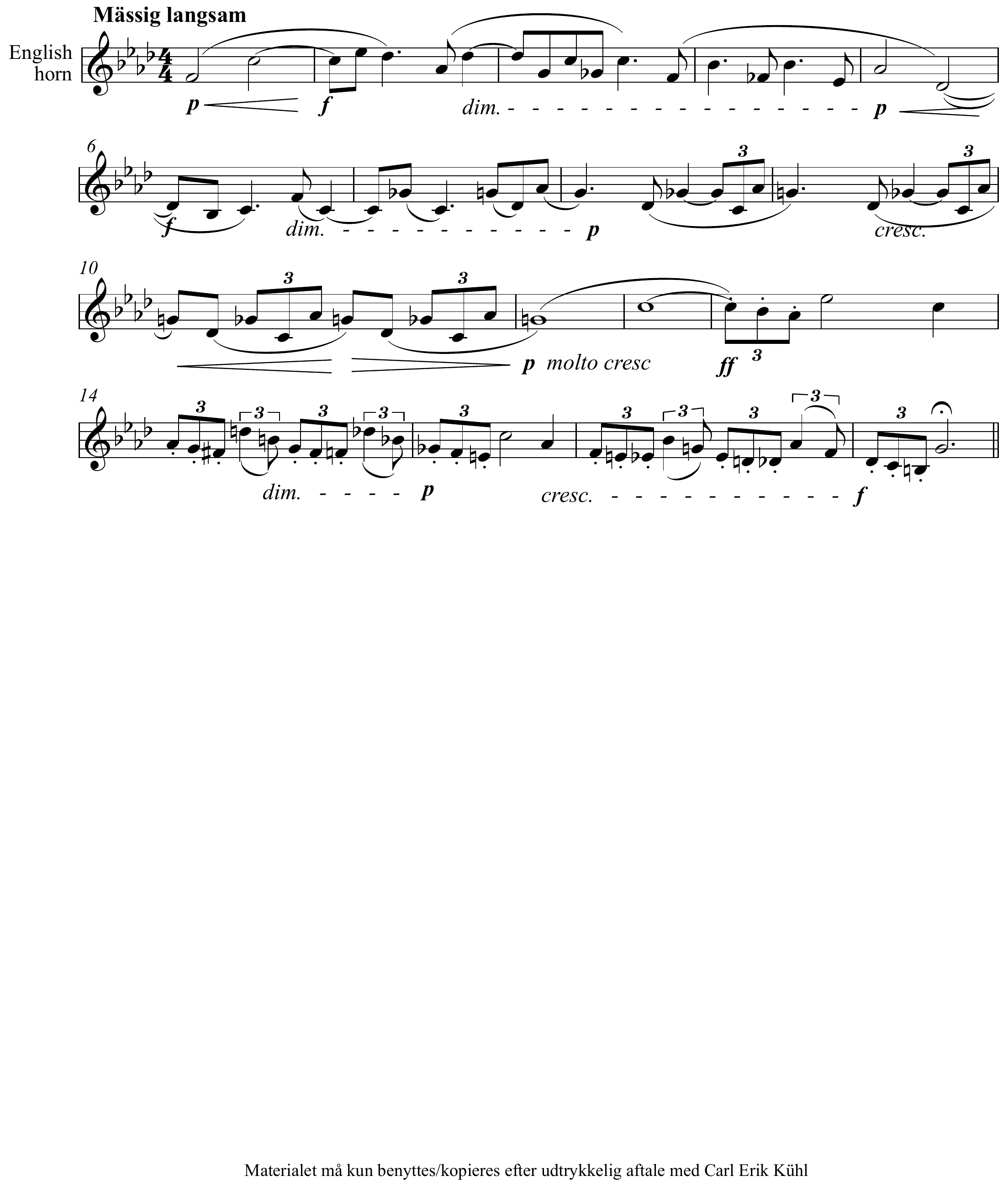 Richard Wagner Tristan und Isolde Original score page 1