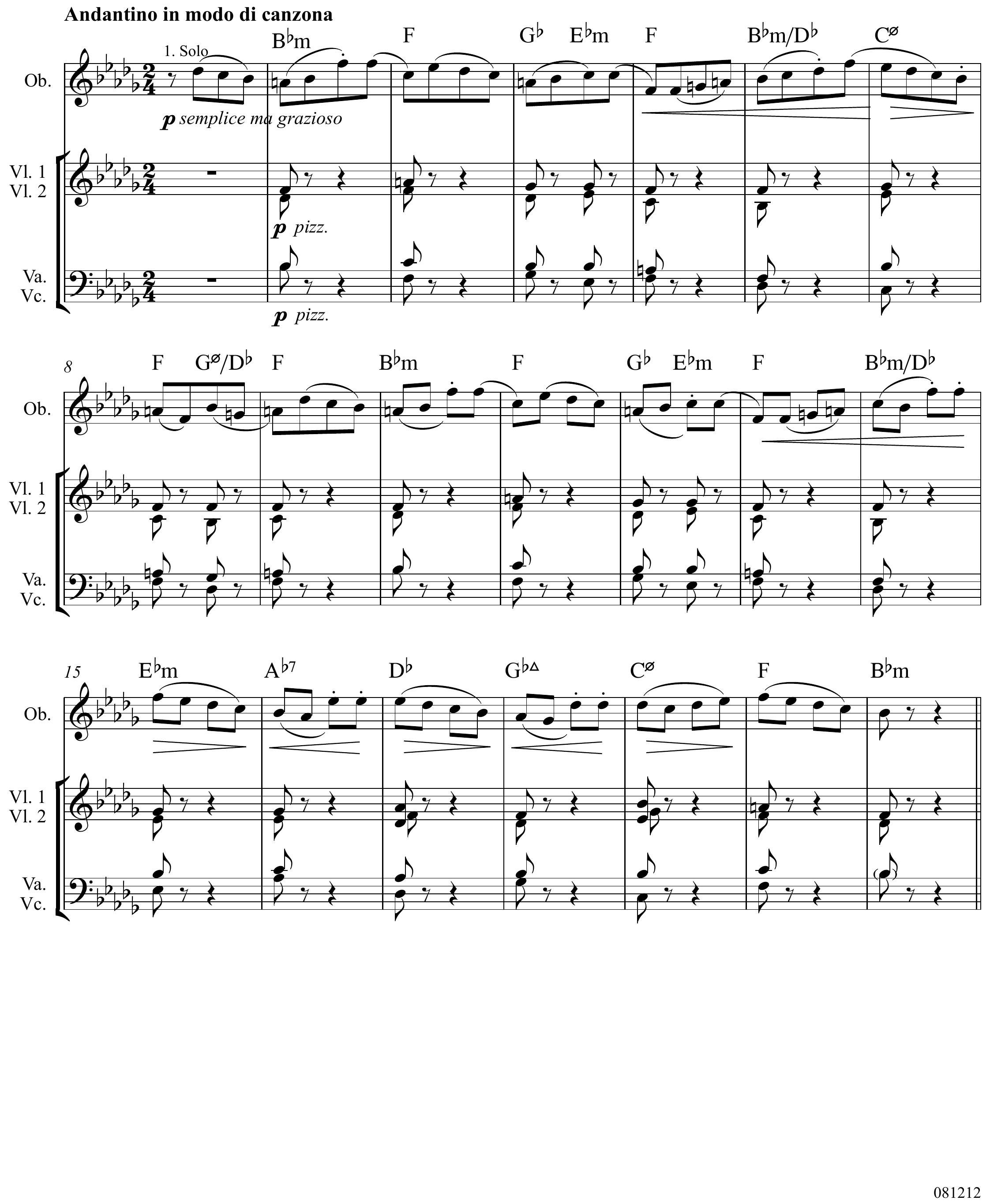 Peter Iljitj Tjajkovskij Symphony No. 4 Original score page 1