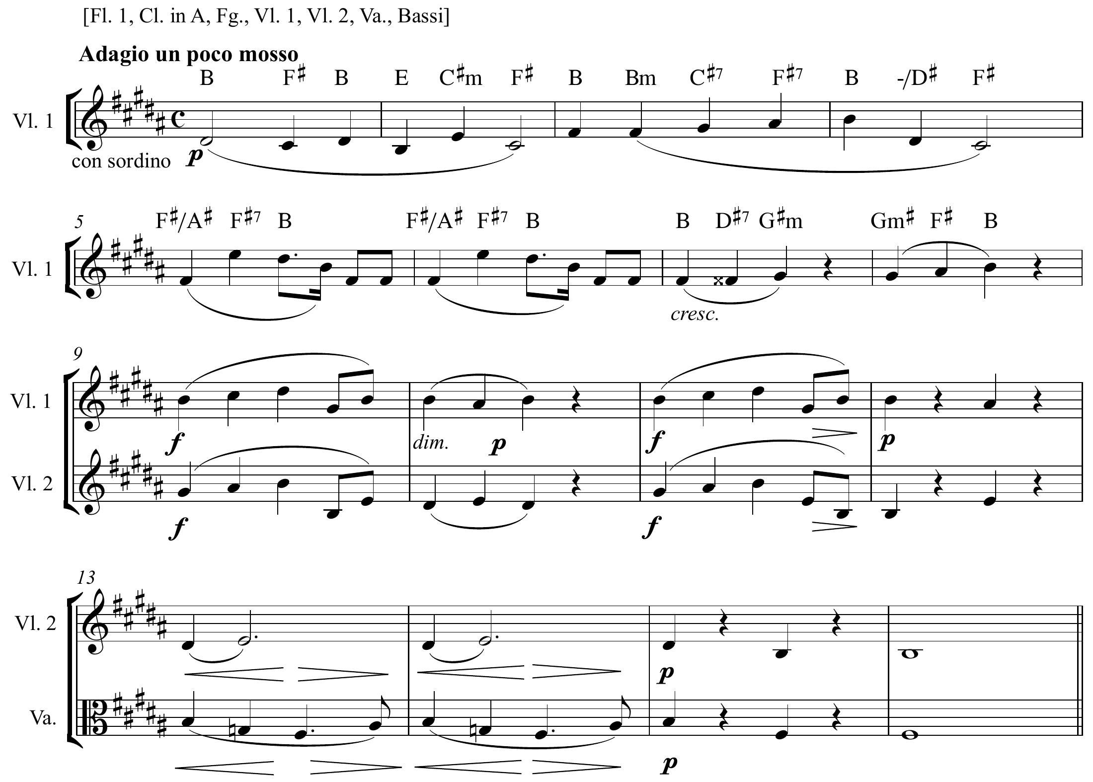 Ludwig van Beethoven Piano Concerto No. 5 Original score page 1