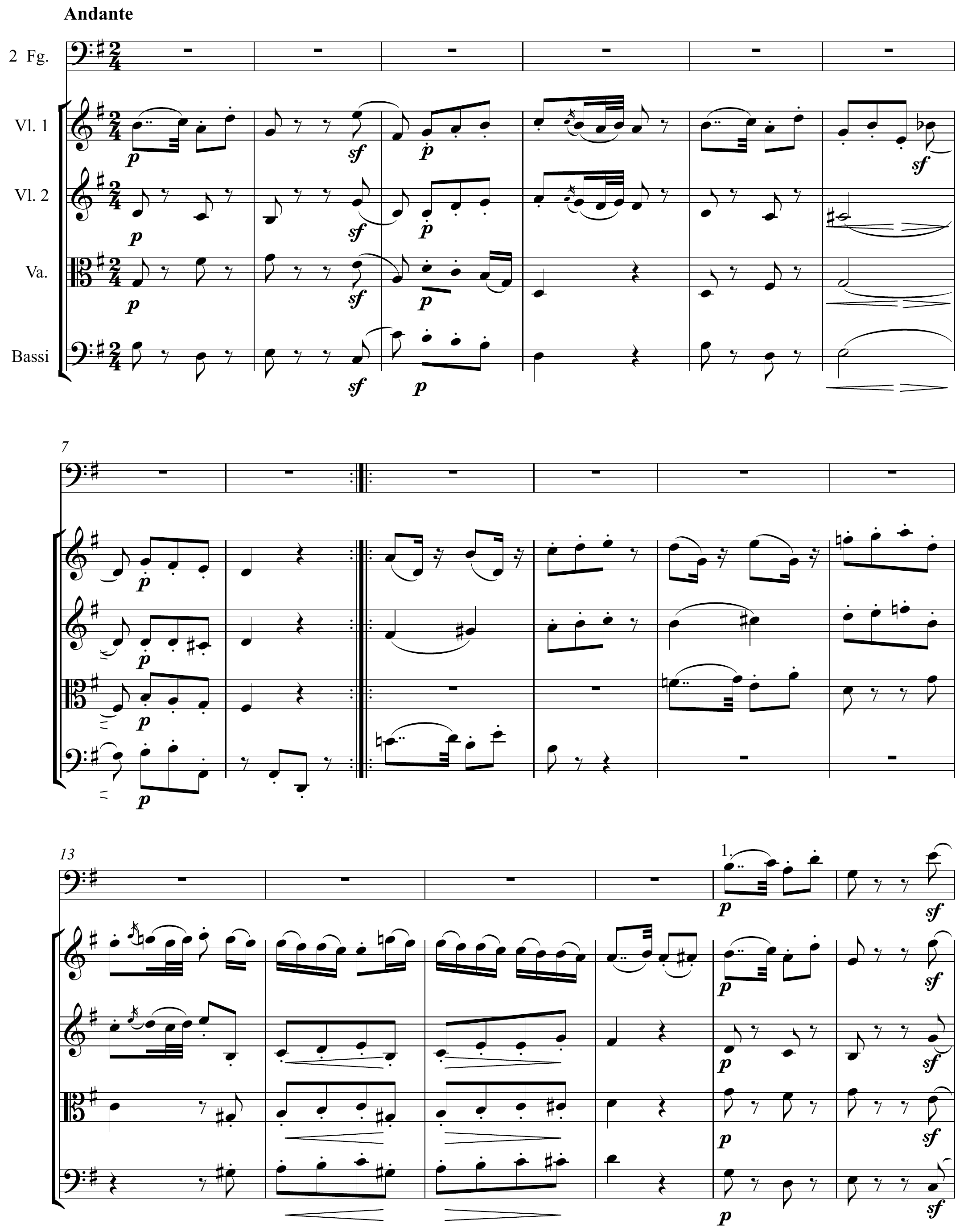 Joseph Haydn Symphony No. 104 (“London”) Original score page 1